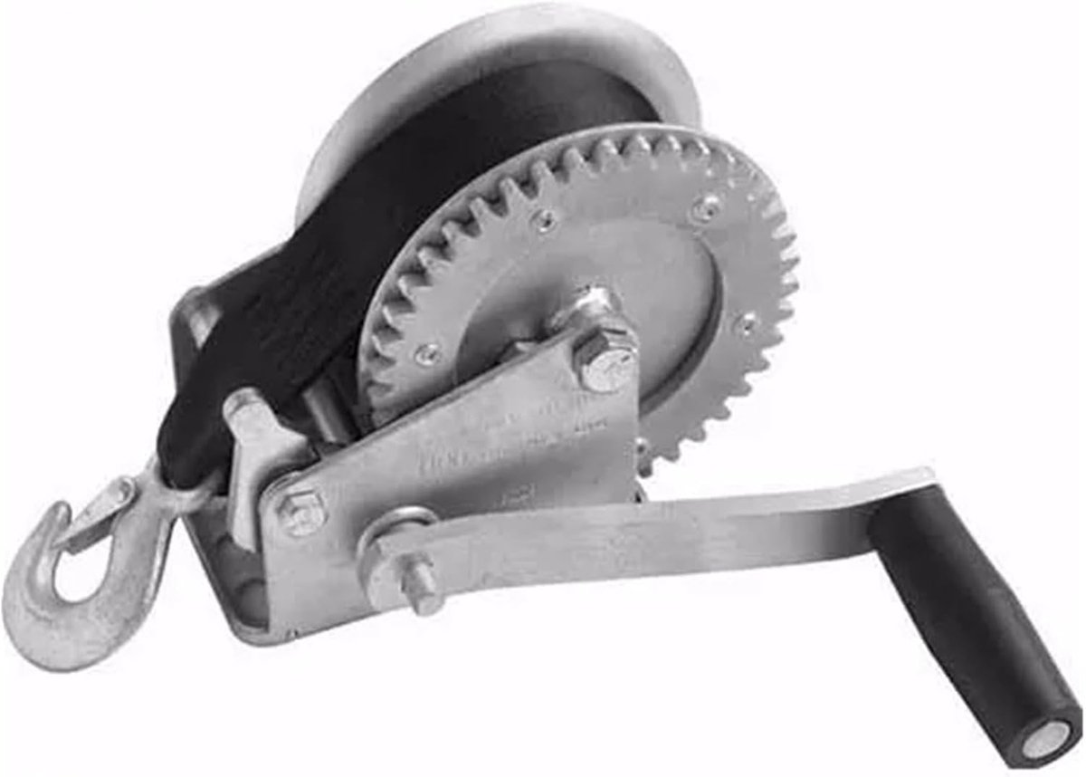 Handlier - Hefgereedschap - Zware Lasten Verplaatsen - Met Webbing Sling - 800 LB x 6 M - Zilverkleurig