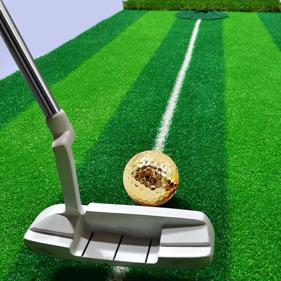 Golfballen - Set van 2 - 4,26cm - Dubbellaagse Trainingsballen - voor Verre Afstanden - Synthetisch Rubberen Golf Ballen - voor Oefenen en Driving Range - Fluorescerende Sport Cadeau en Kantoor Decoratie — afbeelding 3