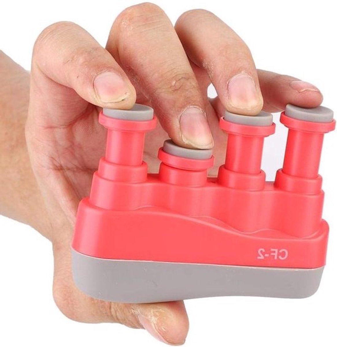 Inovra Plus - Draagbare vingertrainer met variabele spankracht voor vingers - Rood