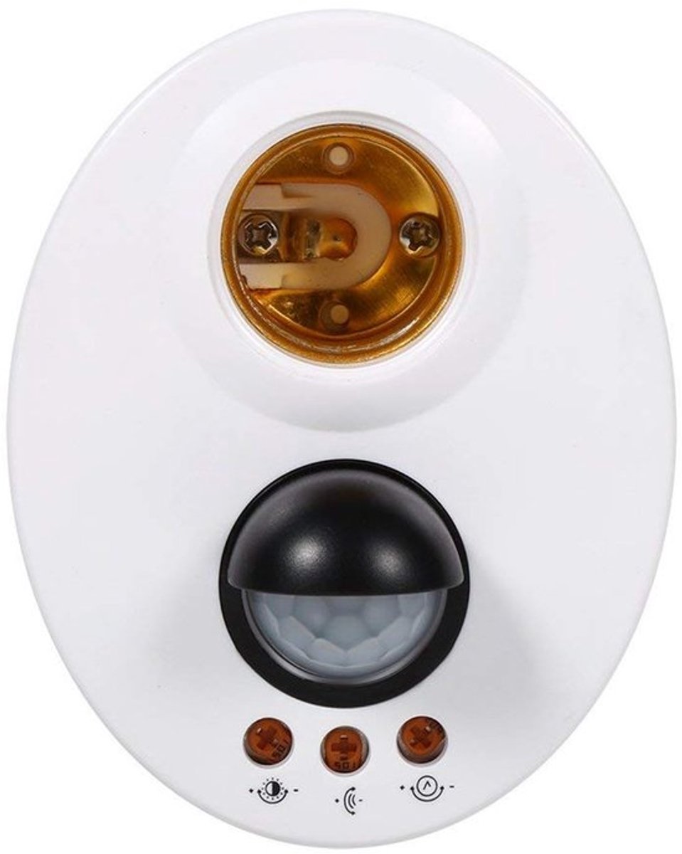 Zeynomax - E27 Automatische IR Infrarood Sensor Lamphouder - Menselijke Inductie