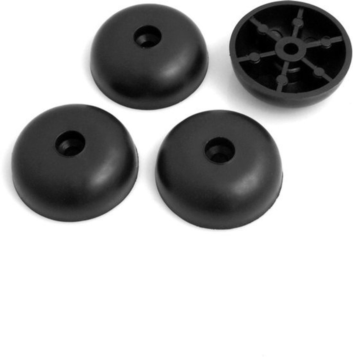 MTTProducts - Design61 Set of 4 meubelglijders - Voor vloeren - Kleur zwart