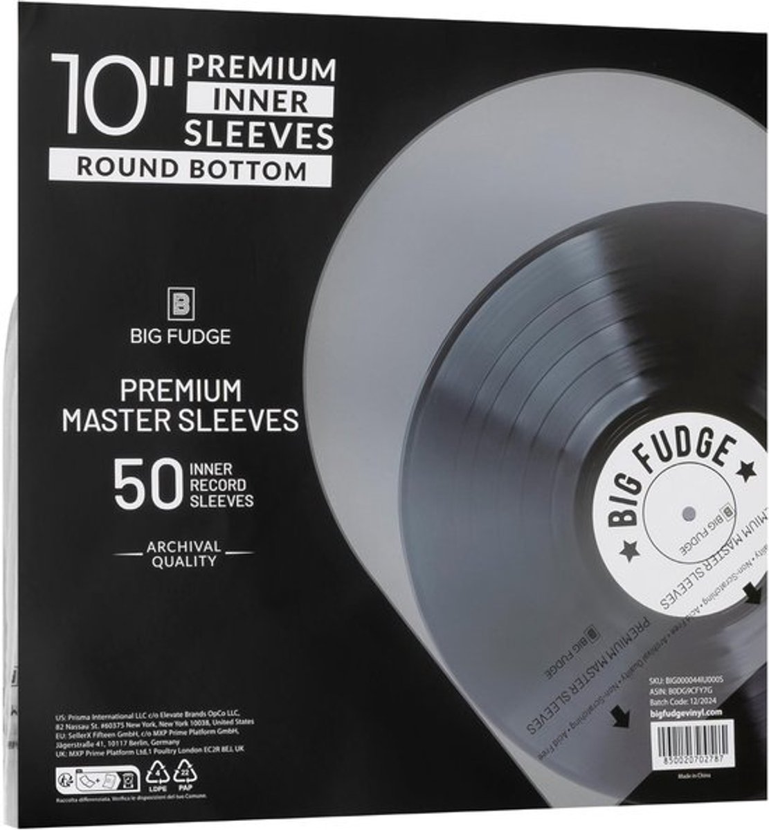 MTTProducts - Vinyl cover - Antistatische lp hoezen - Bescherming voor je platen