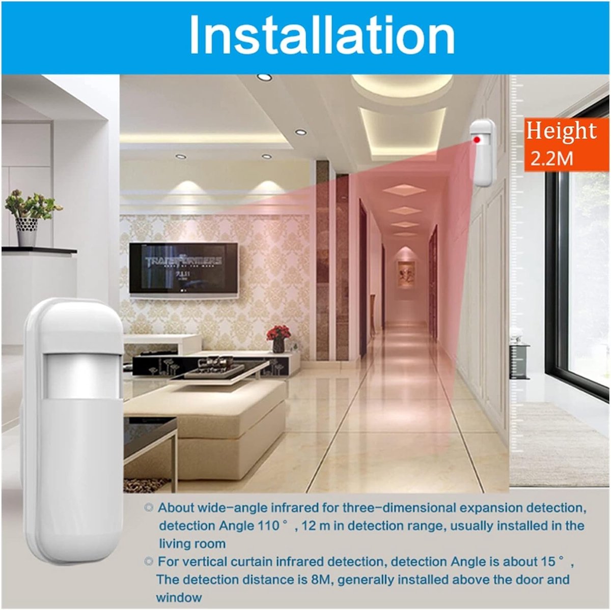 Alarm Systeem Accessoires - Sensoren Set - Huis Beveiliging - Draadloze Detectie - 103 Accessoires - Wit