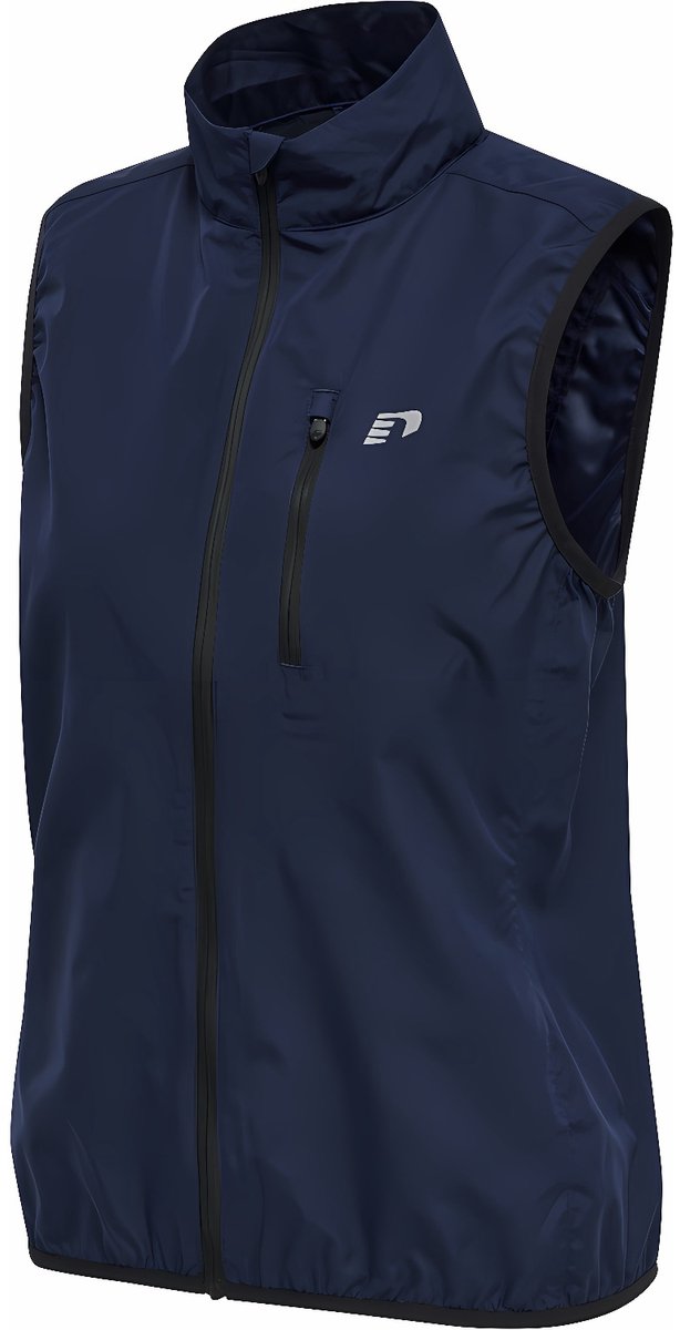 Newline dames trainingsjack Women’S Core Gilet Iris Zwart