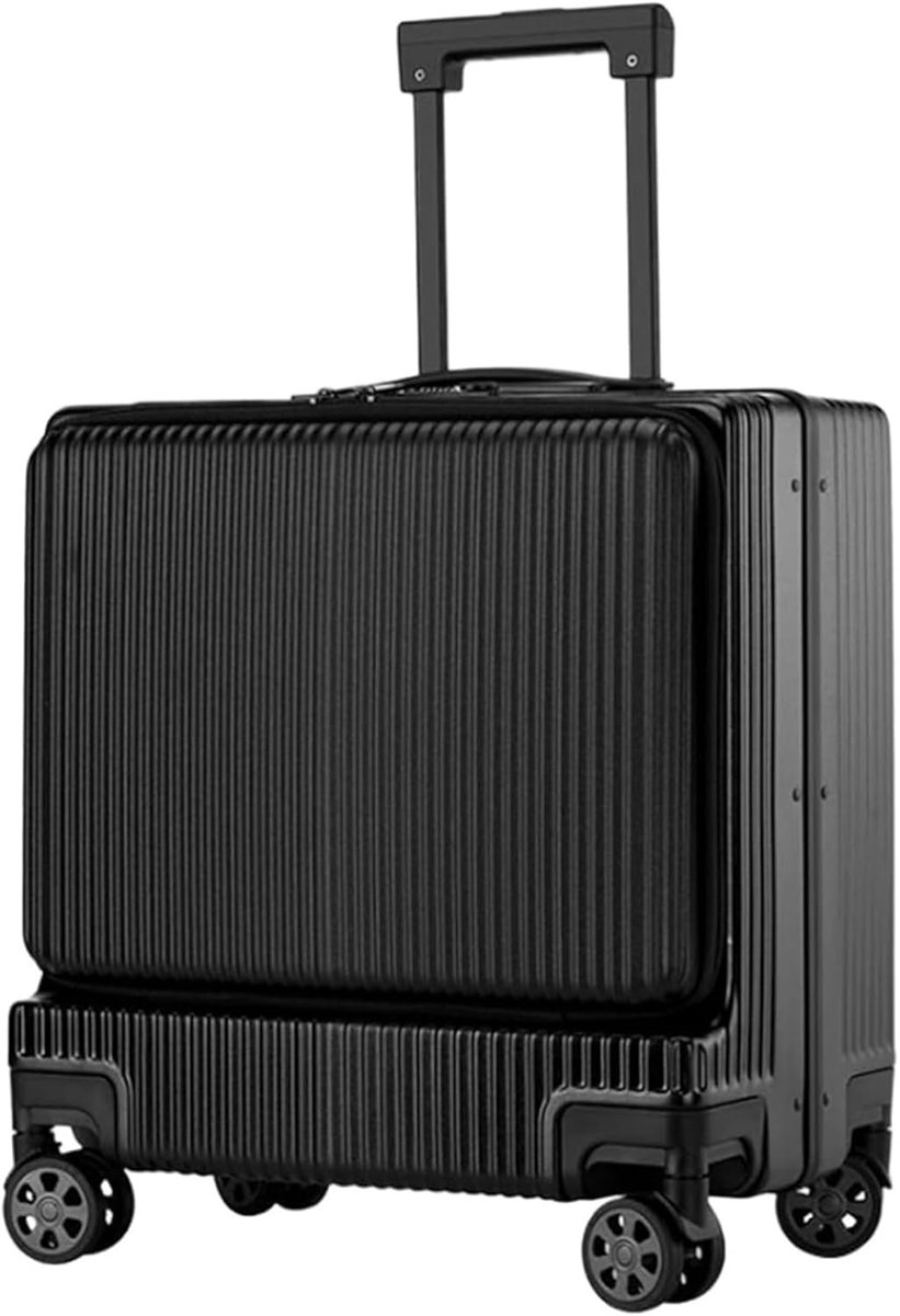 Reiskoffer Voorzijde Opening - Handbagage Koffer - Zakelijk Reizen - TSA Combinatieslot - 18 Inch - Multicolor