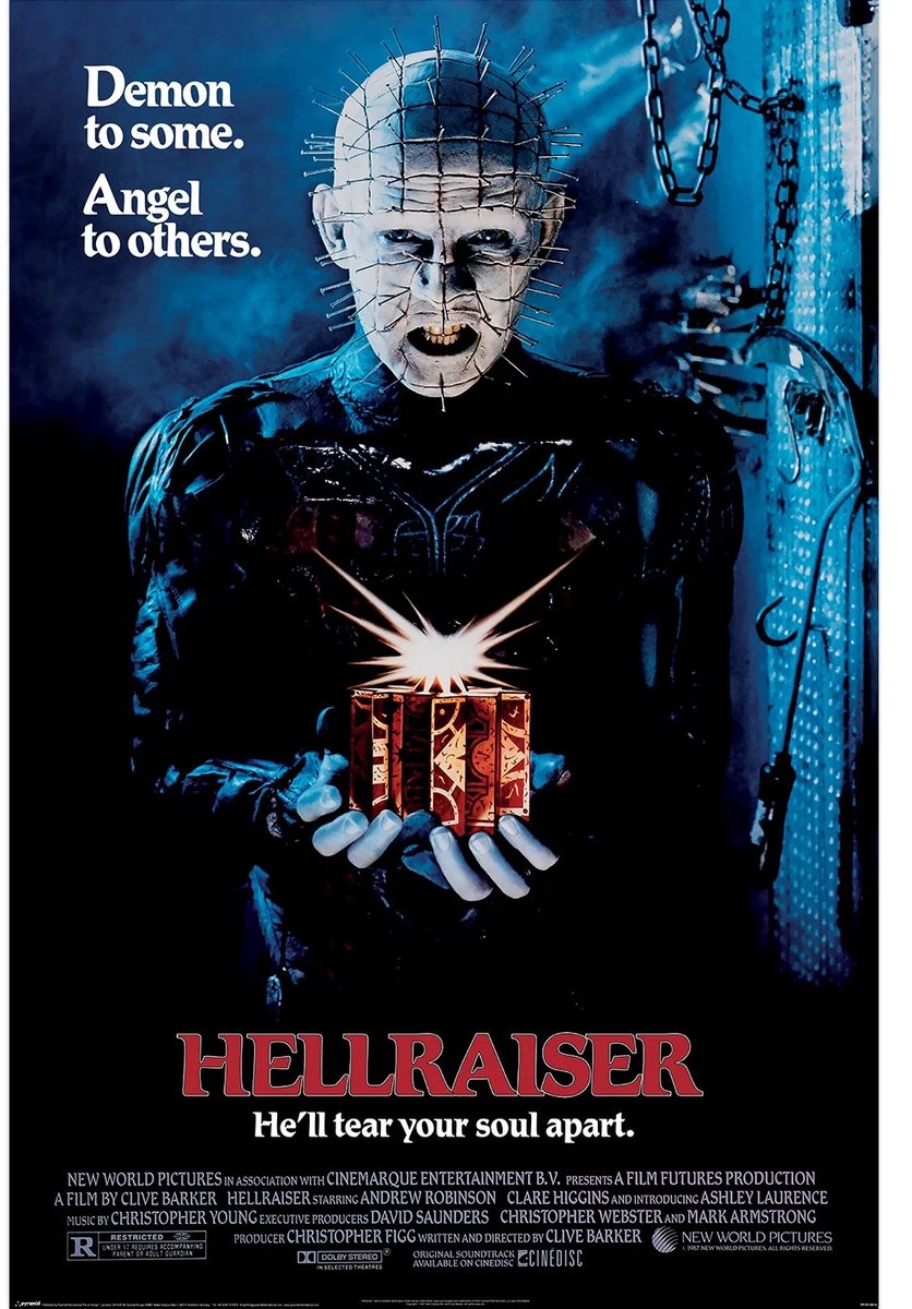 Hellraiser poster - Film - Horror - Pinhead - Puzzel - 61 x 91.5 cm