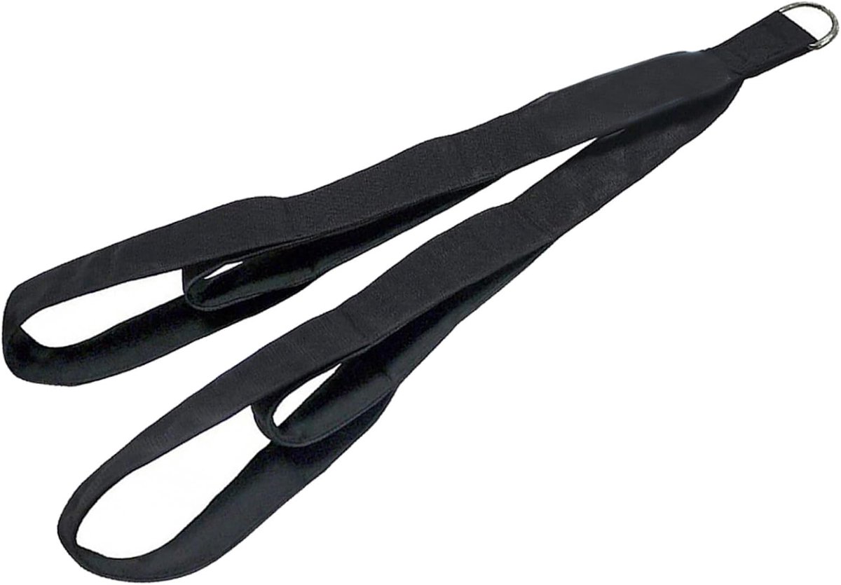 Biceps Train Rope - Triceps Kabel Accessoire - Kracht Training - Verstelbare Lengte - 73 cm - Zwart