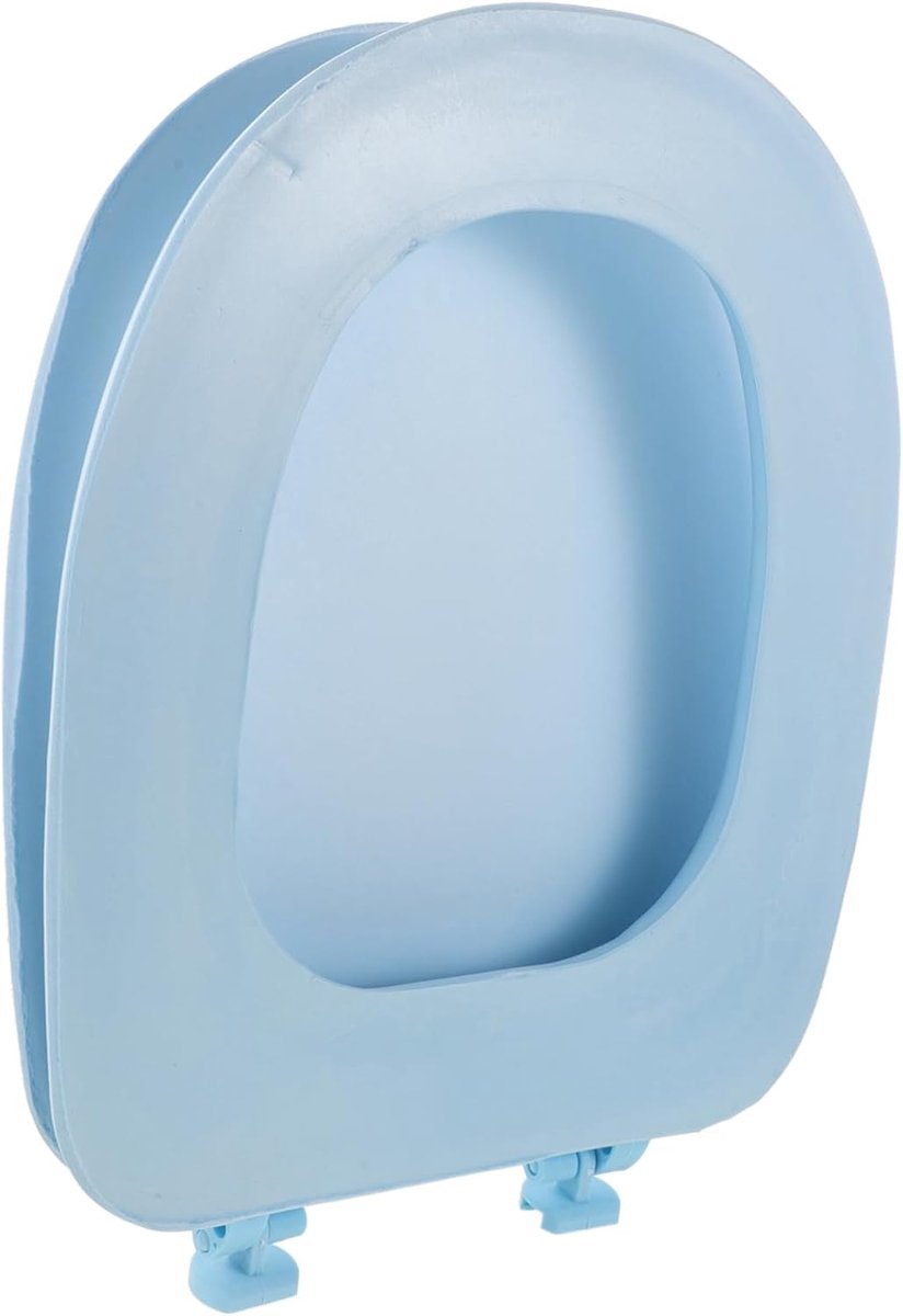 Toiletzitting Deksel - WC Bril - Comfortabel Zitten - Universele Pasvorm - 44x34.5cm - Hemelsblauw