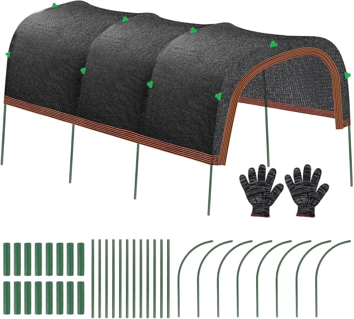 Planten Scherm - Zonnedoek Tuin - Bescherming Planten - Hoge Dichtheid Gaas - 200 x 100 cm - Enkel attribuut
