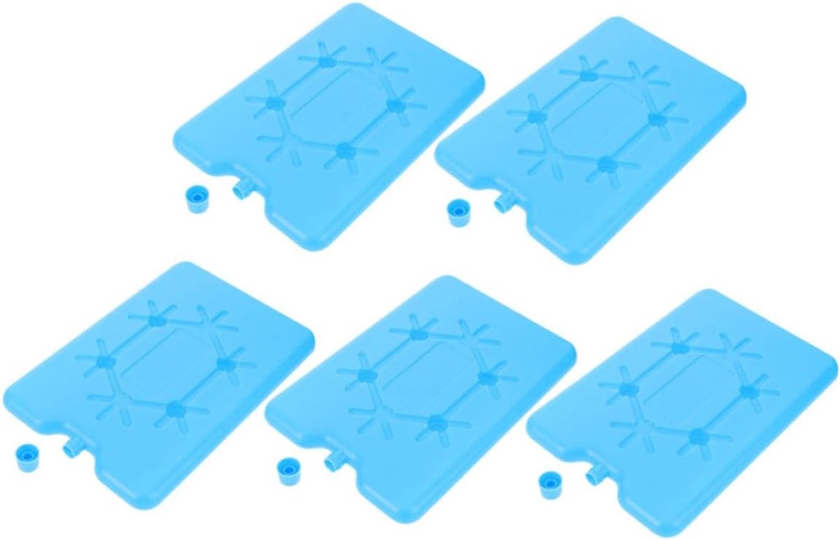 Herbruikbare Koelzakken - IJsblokken Koel elementen - Lunchbox Koelen - Verlengde Koelduur - 16x10.5x1 cm - Blauw