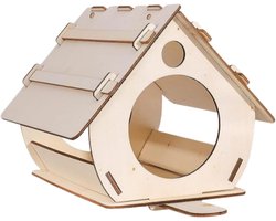 Vogelhuisje Kit - Houten Vogelhuis - Vogels Voeren - Duurzaam Hout - 3D x 12B x 3H cm - Niet gespecificeerd
