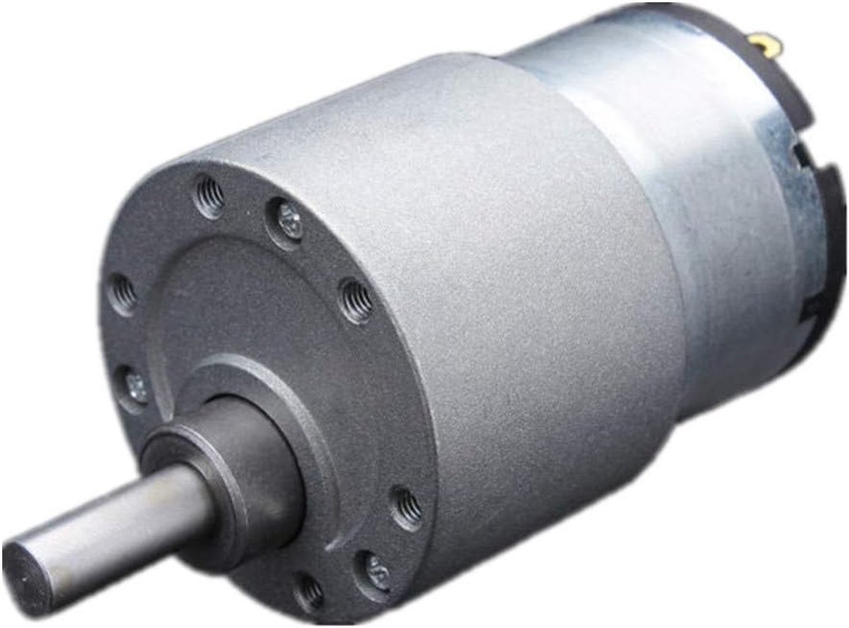 DC Motor - Gelijkstroom Motor - Apparaten Aandrijven - Metaal Tandwielen - 12 Volt - Metaal