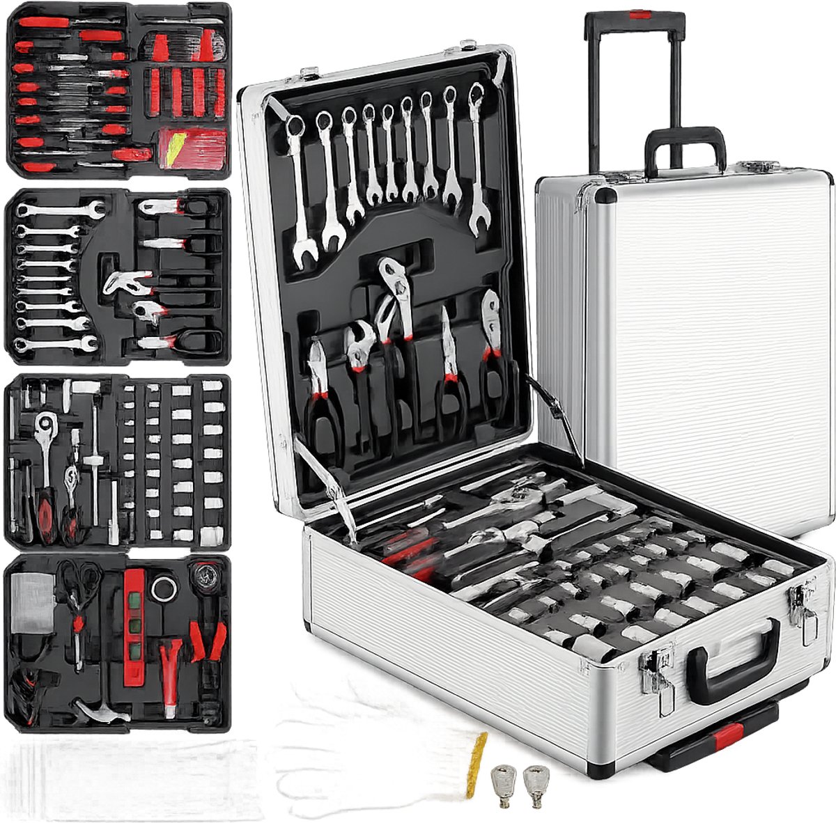 Sello! gereedschapskist – gereedschapset – gereedschapskoffer – complete set – aluminium koffer – corrosiebestendig – 799-delig