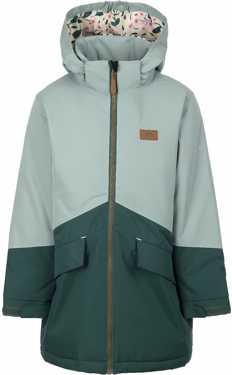 Trespass kinderwinterjas Oleta Rainwear Jacket Mist-7/8 Turquoise