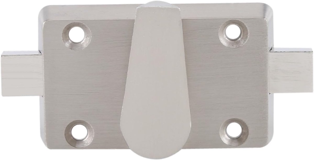 Privacy Deurslot - Toilet Slot Indicator - Openbare Toiletten - Zinklegering Anti-Roest - 9.98 x 8.99 x 3.99 cm - Zilver