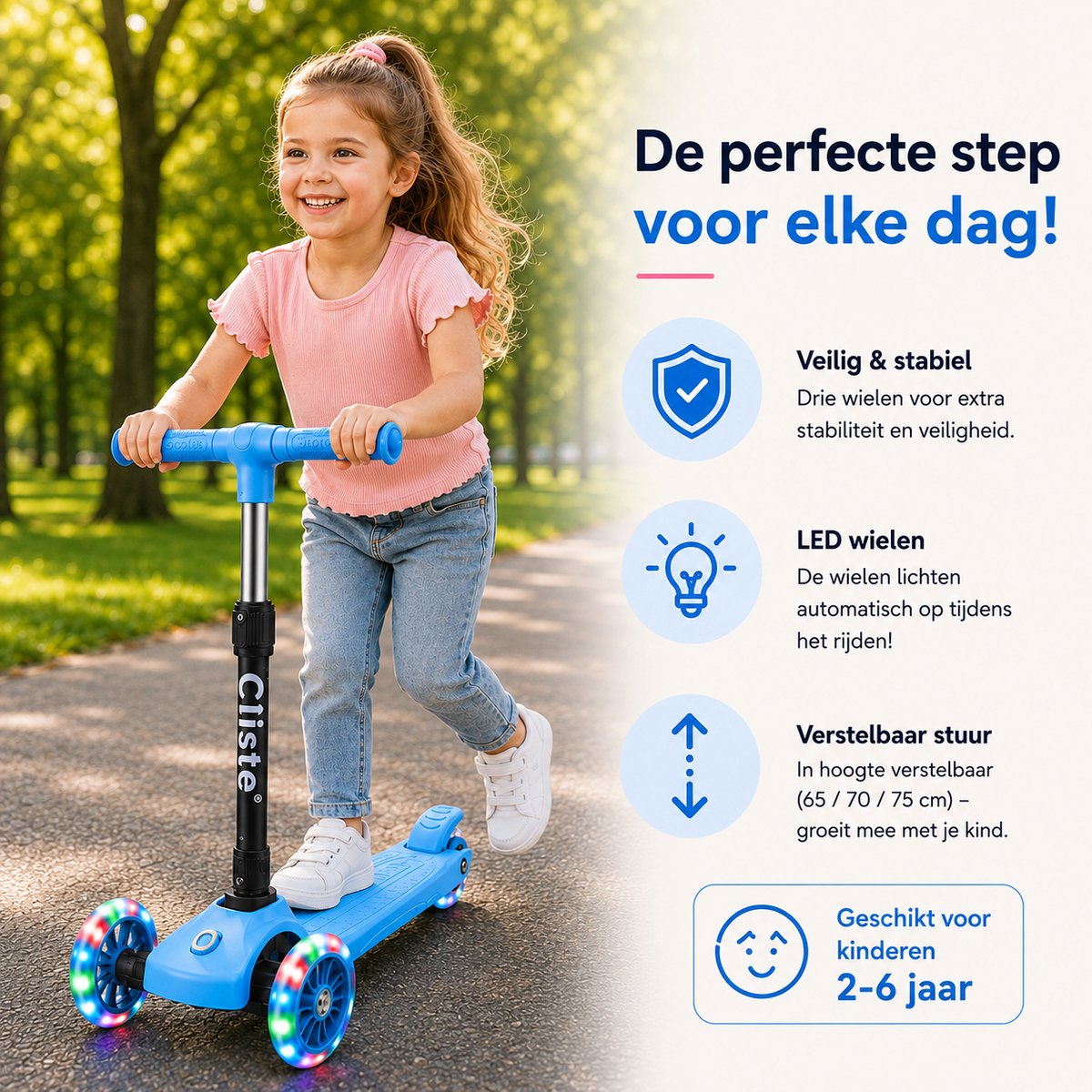 Cliste Kinderstep - 3 wielen Step thumbnail 4