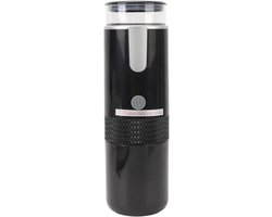 Alomejor Draagbaar Koffiezetapparaat, Oplaadbaar Draadloos Automatisch Elektrisch Koffiezetapparaat met 1200 MAh Batterij voor Reizen, Kamperen Thuis