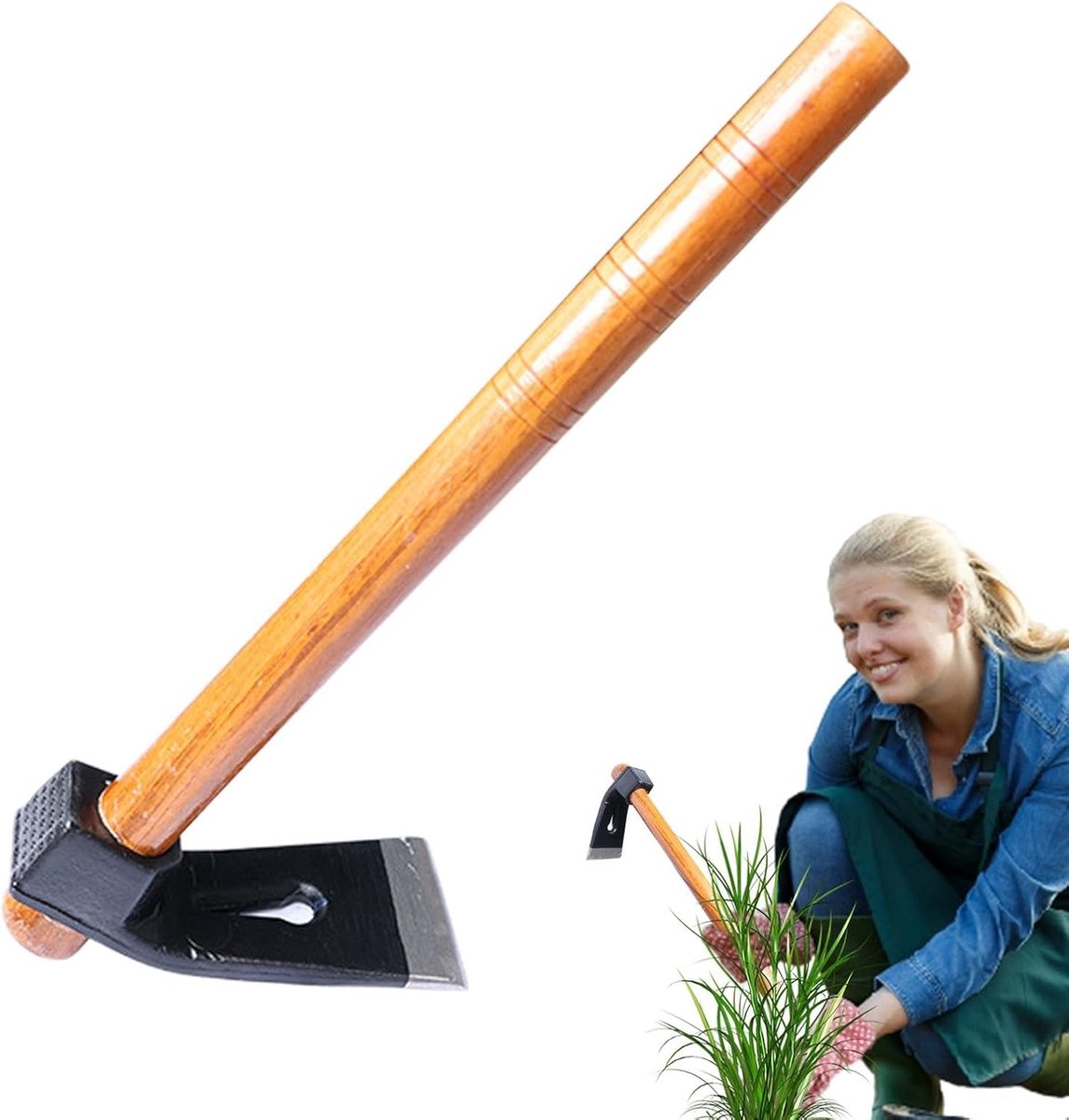 Tuingereedschap Schoffel - Wiedes en Ploeger - Bodem Bewerken - Ergonomisch Houten Handvat - 42 cm - Niet gespecificeerd