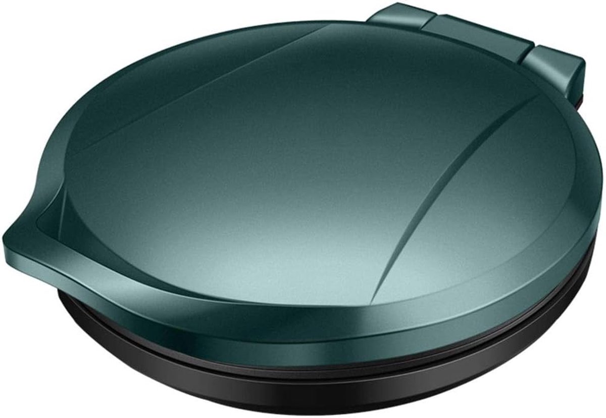 Elektrische Bakplaat Contactgrill Pan Koken en Grillen Dubbelzijdig Verwarmd 1500 Watt Donkergroen