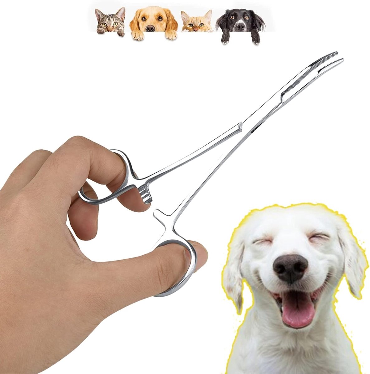 YAGXIG Hond oor haar trimmer-huisdier verzorging schaar-kat en hond haar knippen accessoires-huisdier oren-elleboog trimmen schaar-groot formaat-1