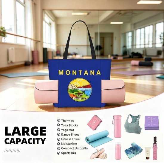 Yogamat Tas - Sporttas Fitness - Pilates Workout - Met Mathouder - 14.5 x 13 x 5 cm - Zwart van Yogamat — afbeelding 5