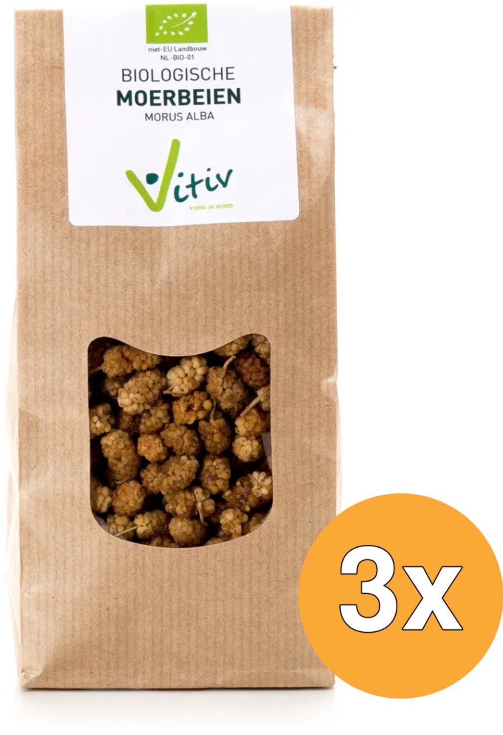 3x Vitiv Moerbeien Bio (250 gr)