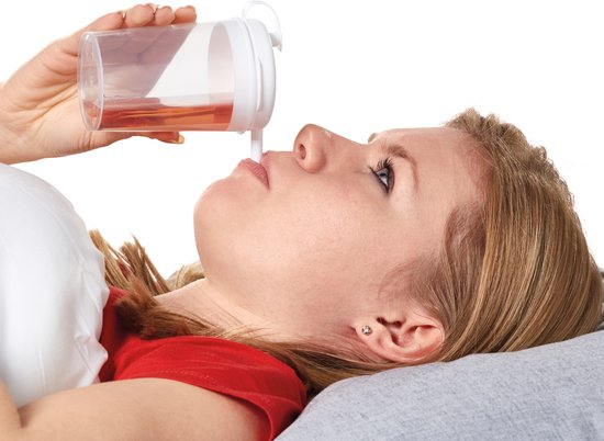 Novo Cup - Drinkbeker Liggend - Drinkhulpmiddel - Lekvrij - 250 ml - 3 Stuks van Able2 — afbeelding 5