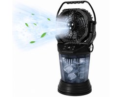 HOB MistFan Pro - Vernevelaar - Draagbare Ventilator - Mistventilator - Water reservoir 2 L -…