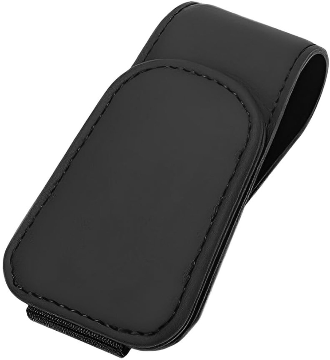 Solidchoice - Lederen Zonnebrillenhouder voor Auto met Magnetische Bevestiging