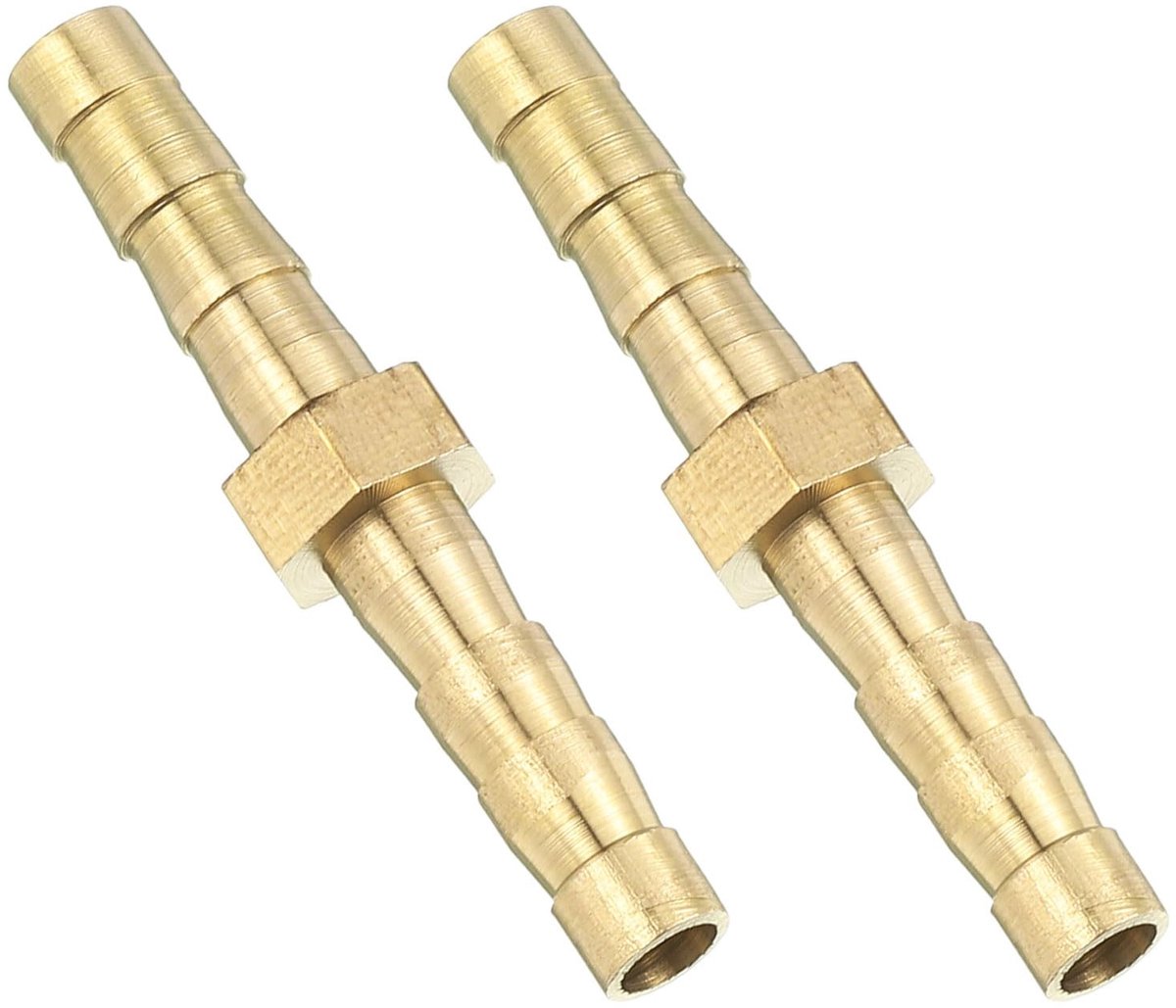 Solidchoice - Messing Slang Connector Set van 2 Stuks
