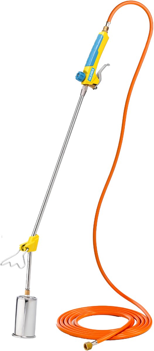 Ploutos® Onkruidbrander - Onkruidbrander Gas - Voor Tuin en Oprit - Geel en Blauw - 94cm x 23cm x 37cm