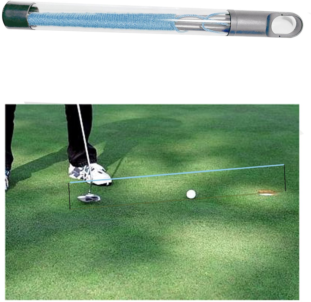 Solidchoice - Golf Putting String Guide Line voor Training