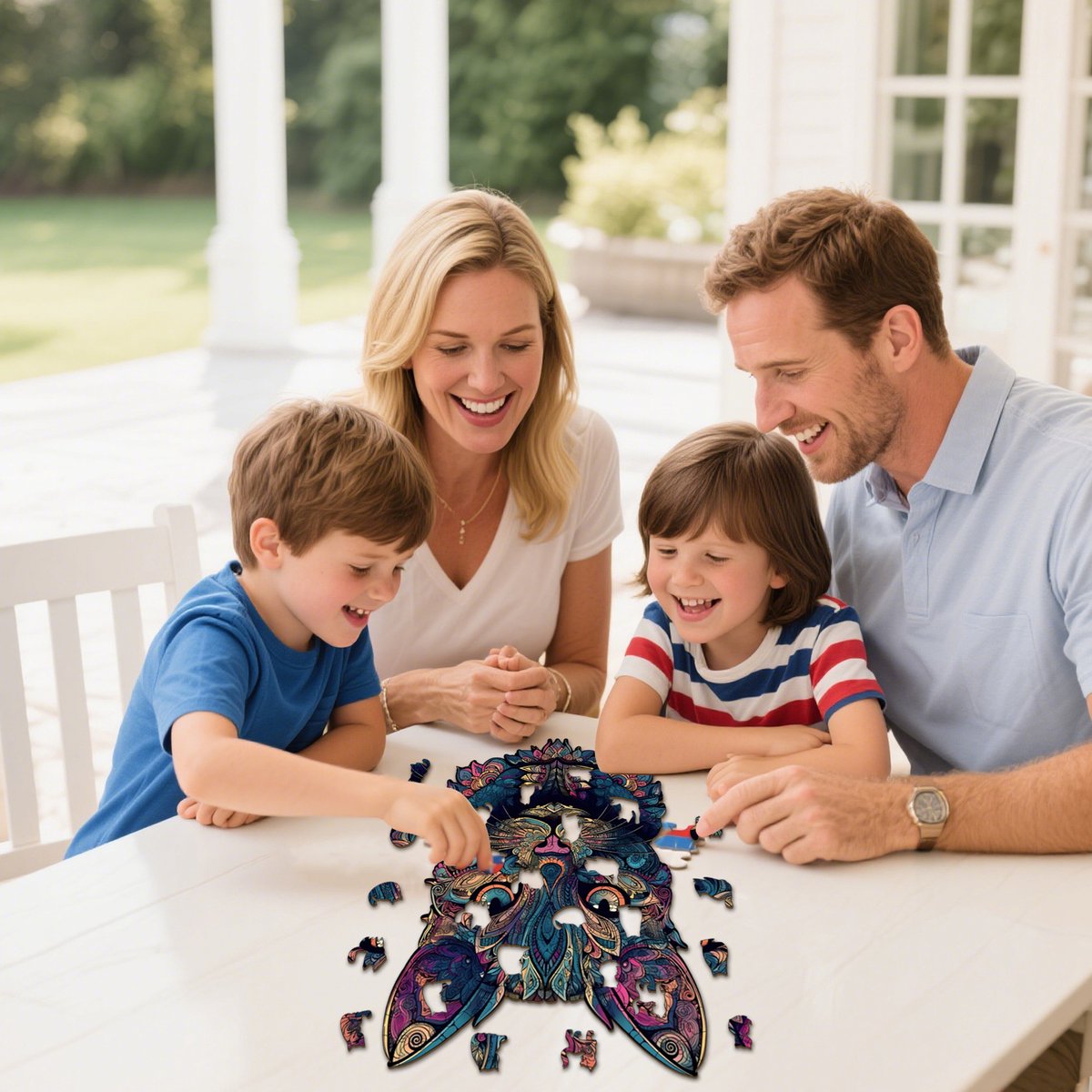 Casalora Houten Puzzel voor Volwassenen 174 Stukjes – Kattenkop – Unieke Vorm Puzzel — cadeau in Spellen & Speelgoed - foto 2