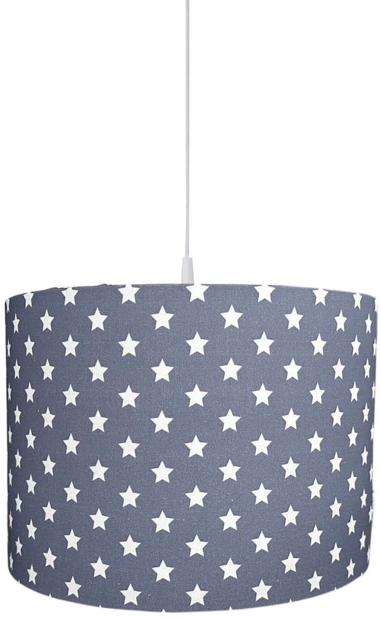 BINK Bedding Hanglamp Stars Grijs (inclusief pendel)