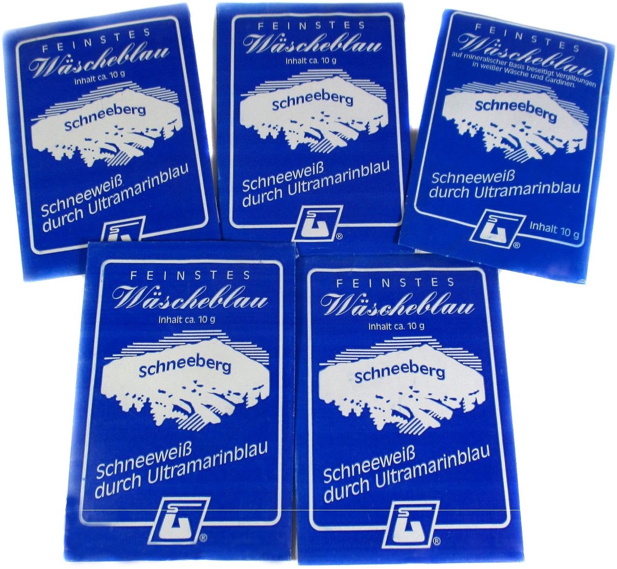 Solidchoice - Hoogwaardig Wasmiddel Blauw, 10 zakken van 10 g
