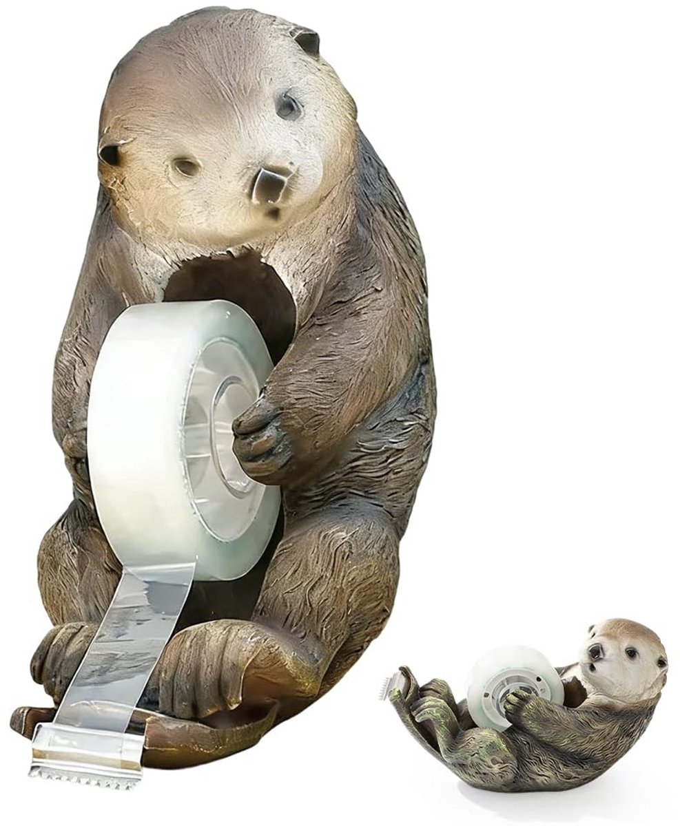 Solidchoice - Grappige Otter Plakbanddispenser - Voor Thuis, School en Kantoor