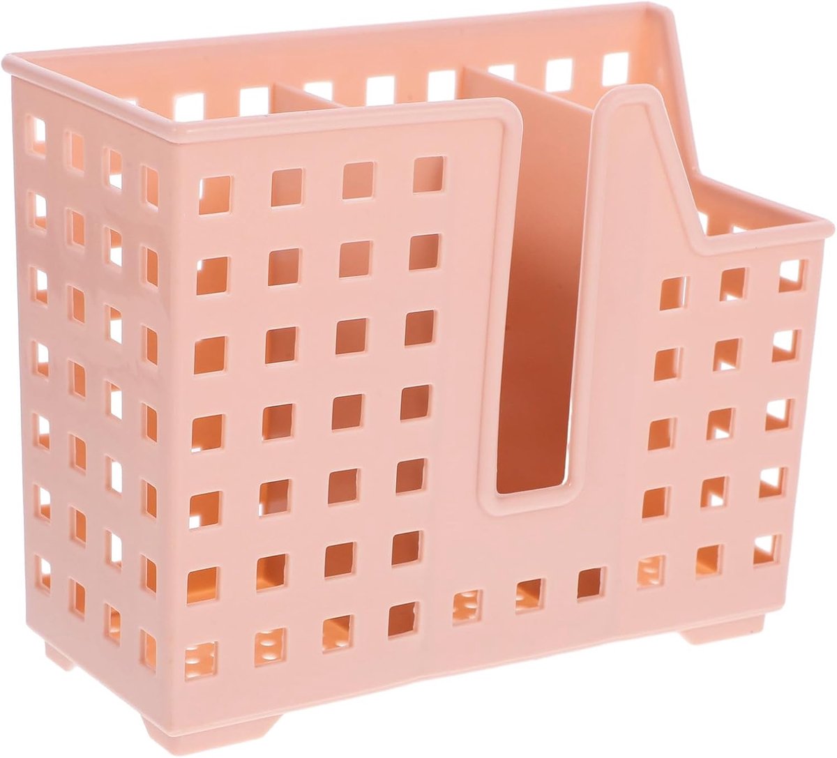 Afdruiprek - Afwasrek - Bestekbak - 1 stuk - afdruiprek flessen - eetstokjes houder - afdruprek - bestekzakjes - Droogrek voor Afwas - Roze - 18*15*7.5cm