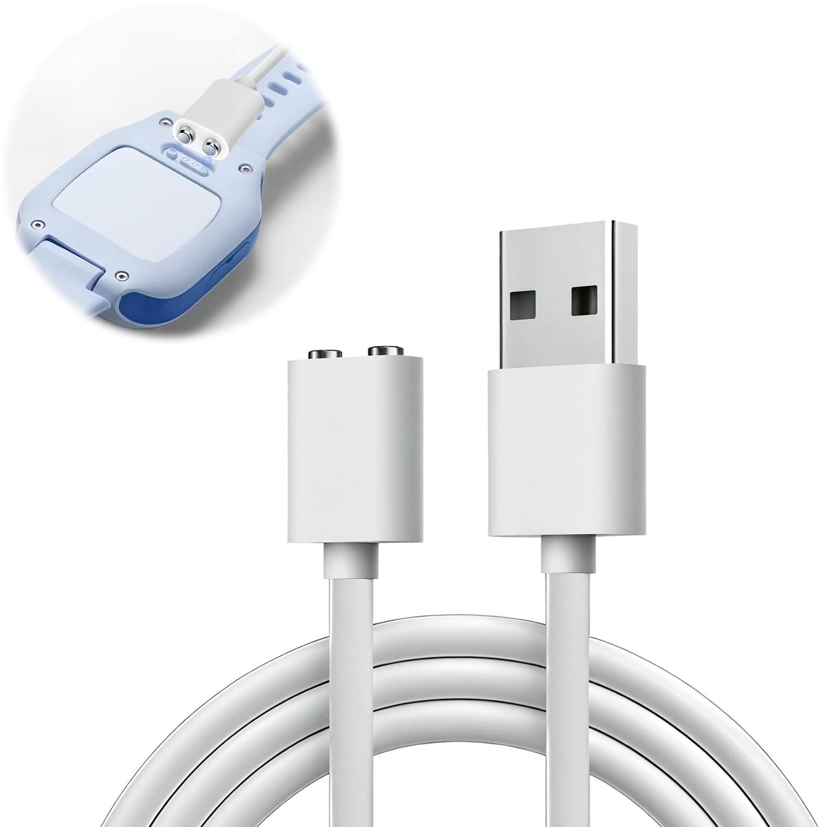 Solidchoice - Magnetische Oplaadkabel 0.8m voor Massagers en Speelgoed