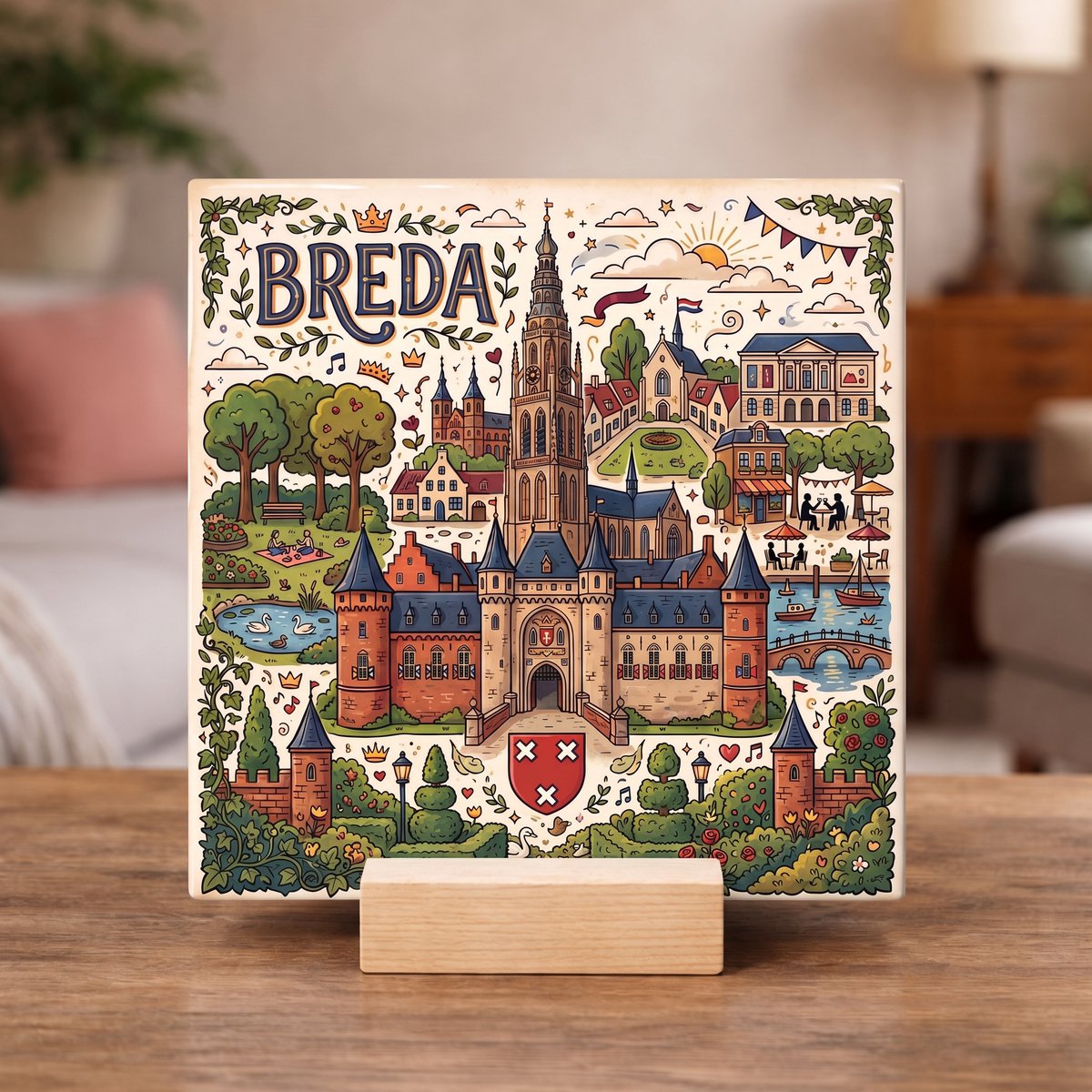 Stadstegel Breda Doodle Style