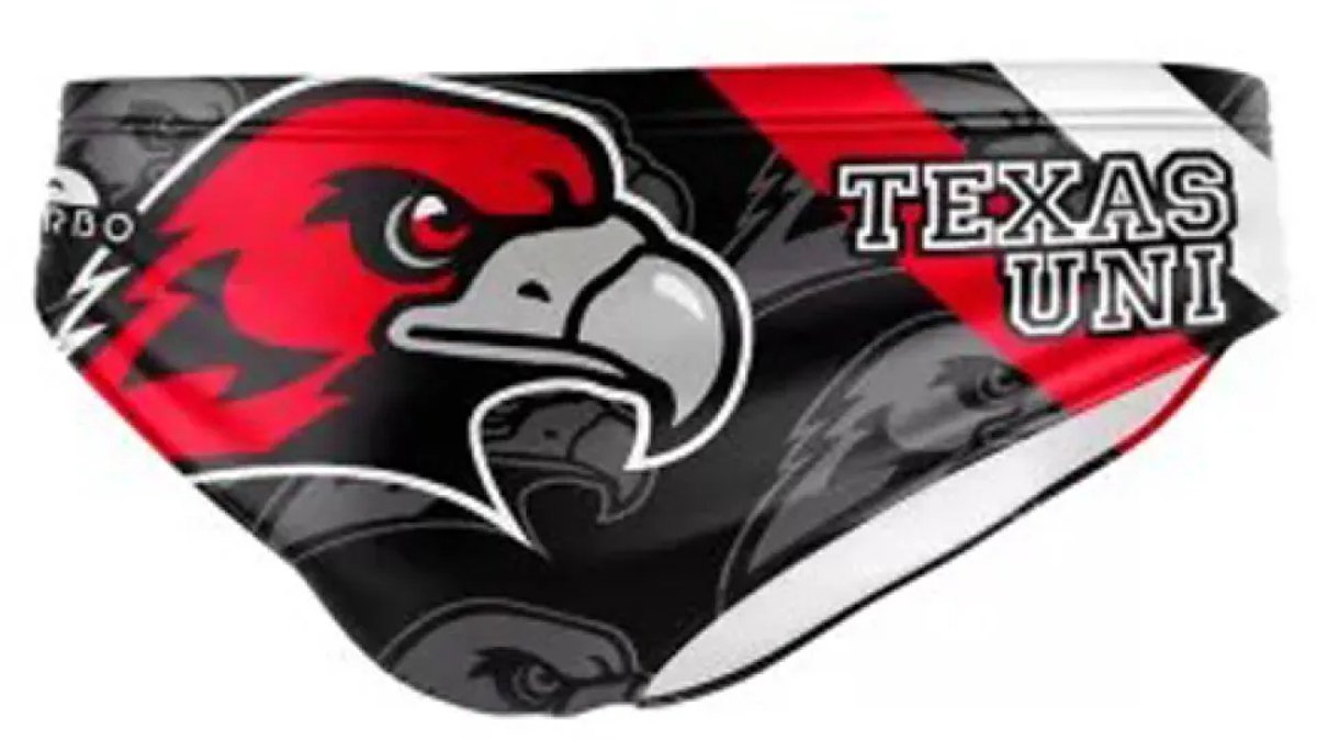 Turbo Texas Uni Zwemslip Zwart,Grijs 2XL Man