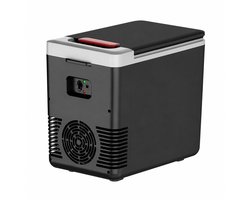 Reky Koelkast - Elektrische koelbox - Koelbox - Koelkast tafelmodel - Auto koelkast - Vriezer - Compressor - Zwart - 12V auto - 10L