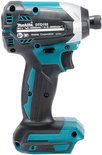 Makita DTD153 slagmoersleutel, zwart met turquoise details, borstelloos.