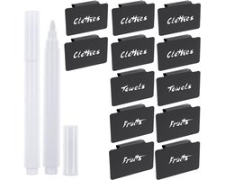 Solidchoice - Verwijderbare Labels voor Keuken Mand Organisatie (13 stuks)