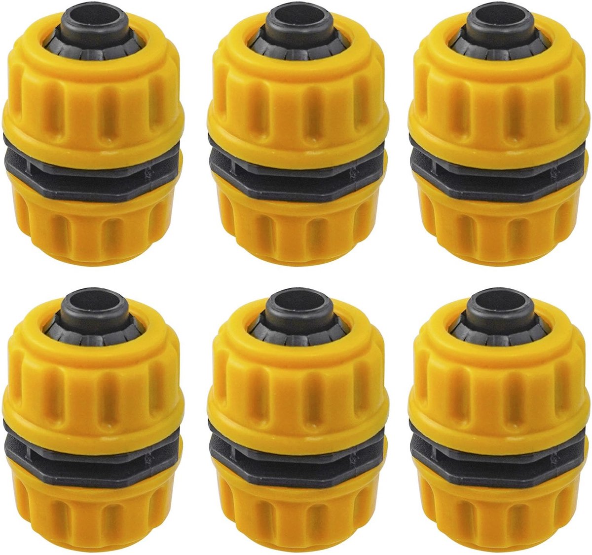 Solidchoice - Set van 6 Slangverbindingen 13 mm voor Snel en Gemakkelijk Aansluiten