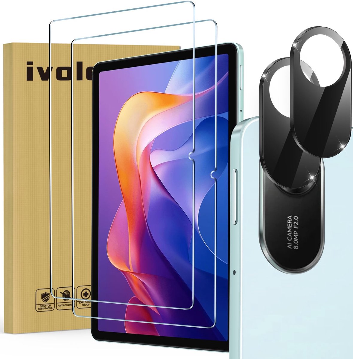 Solidchoice - 2 Stuks Displaybeschermfolies voor Xiaomi Tablet