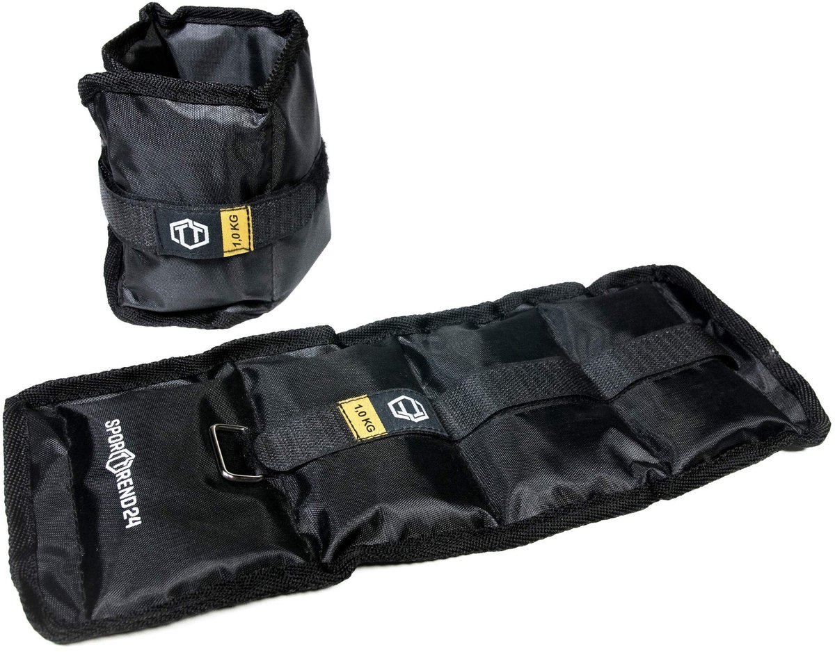 Solidchoice - Set van 2 Gewichtsmanchetten tot 5 kg met Klittenbandsluiting