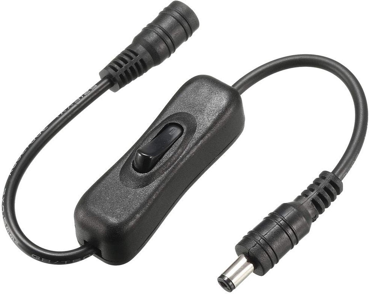 Solidchoice - DC Power Shunt met Schakelaar Y Adapter Kabel
