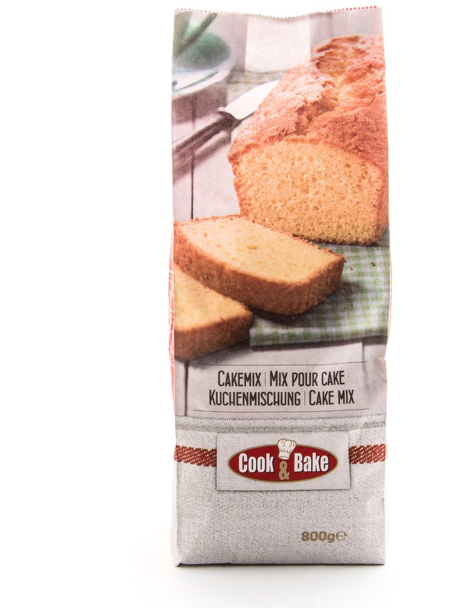 Cook & Bake - Mix voor Cake - Cakemix - 800 g