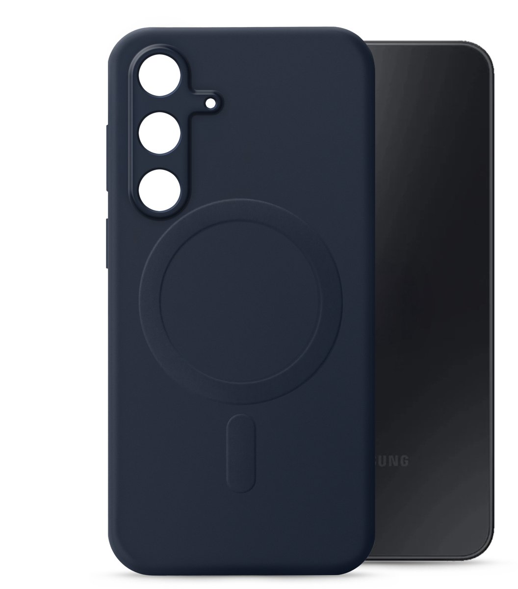 My Style Protective Flex Magsafe Compatible Case for - Geschikt voor Samsung Galaxy S25 FE - 5G/S26 FE 5G Midnight Blue