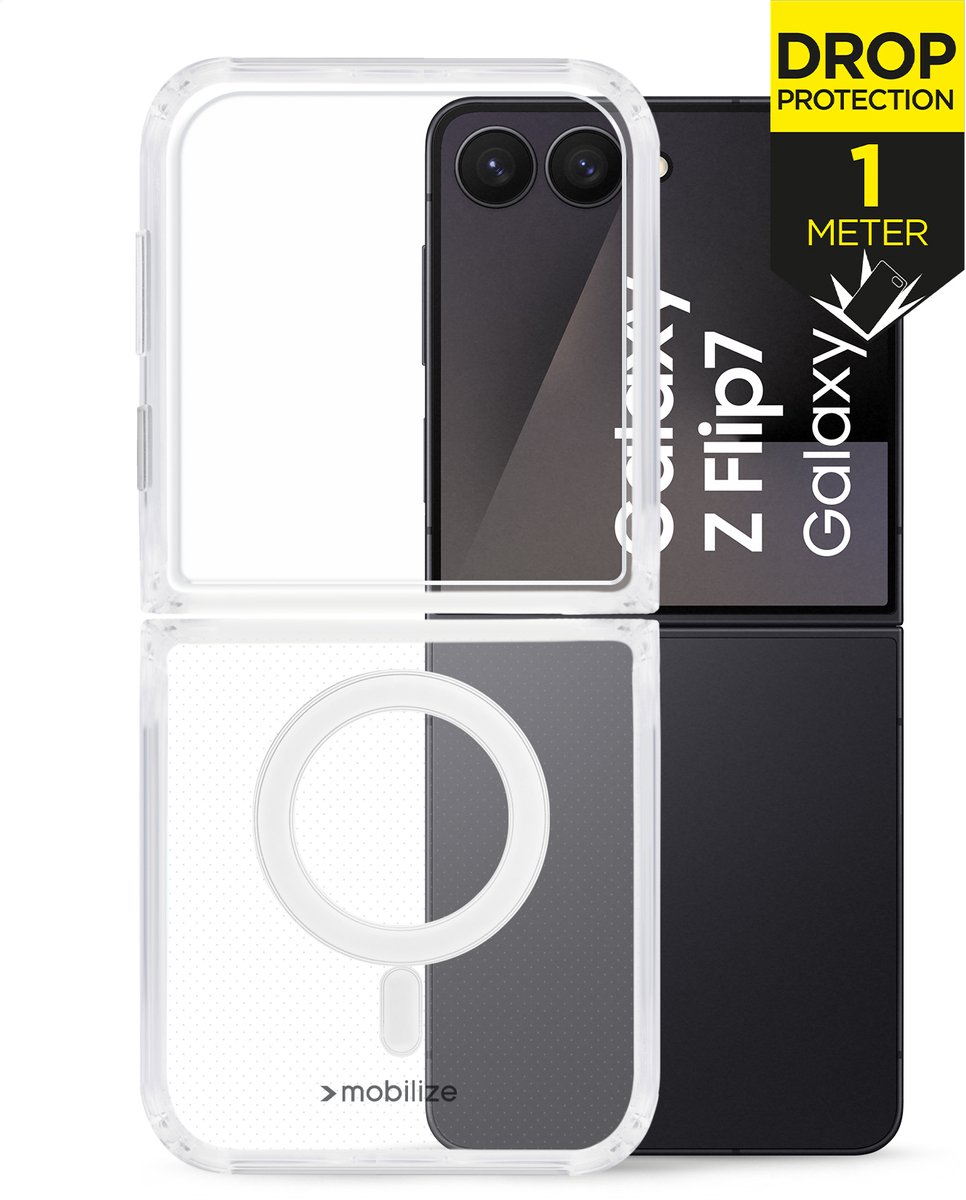 Mobilize Magsafe Compatible Naked Protection Case for - Geschikt voor Samsung Galaxy Z Flip8 5G - Clear